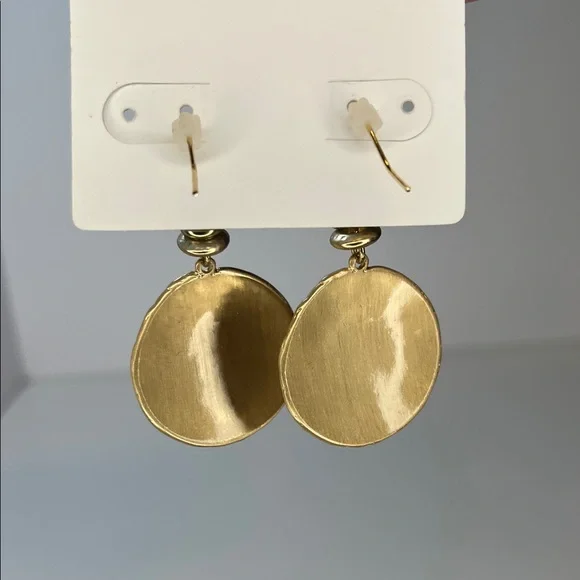 NWT Chico's Shimmering Tayla Drop Earrings - Picture 2 of 3
